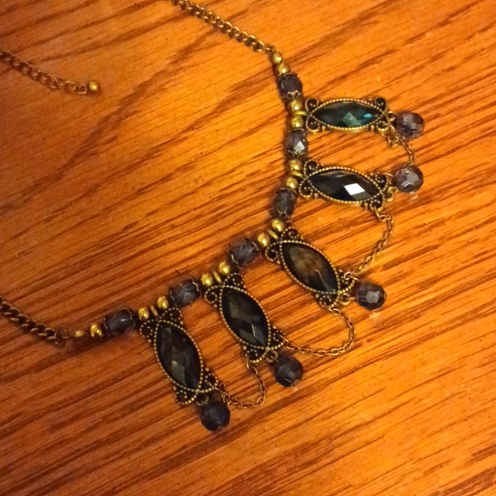 Style Deep Blue Necklace
